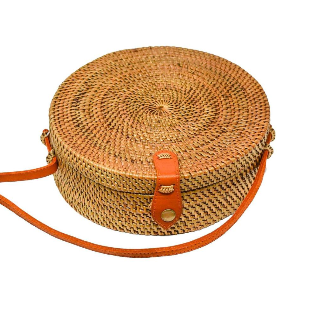 POPPY + SAGE - Wholesale Crossbody Bag - Women's - Camilla Round Rattan Bag - Natural9