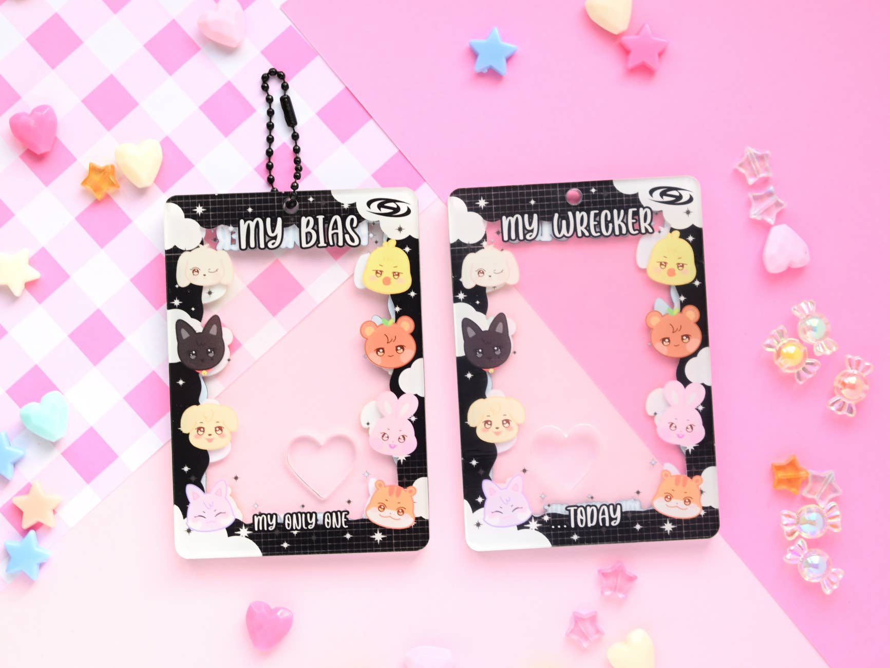 Kawineko - Wholesale Keychain - Women's - phorocard holder Ateez 2 windows kpop acrylic keychain