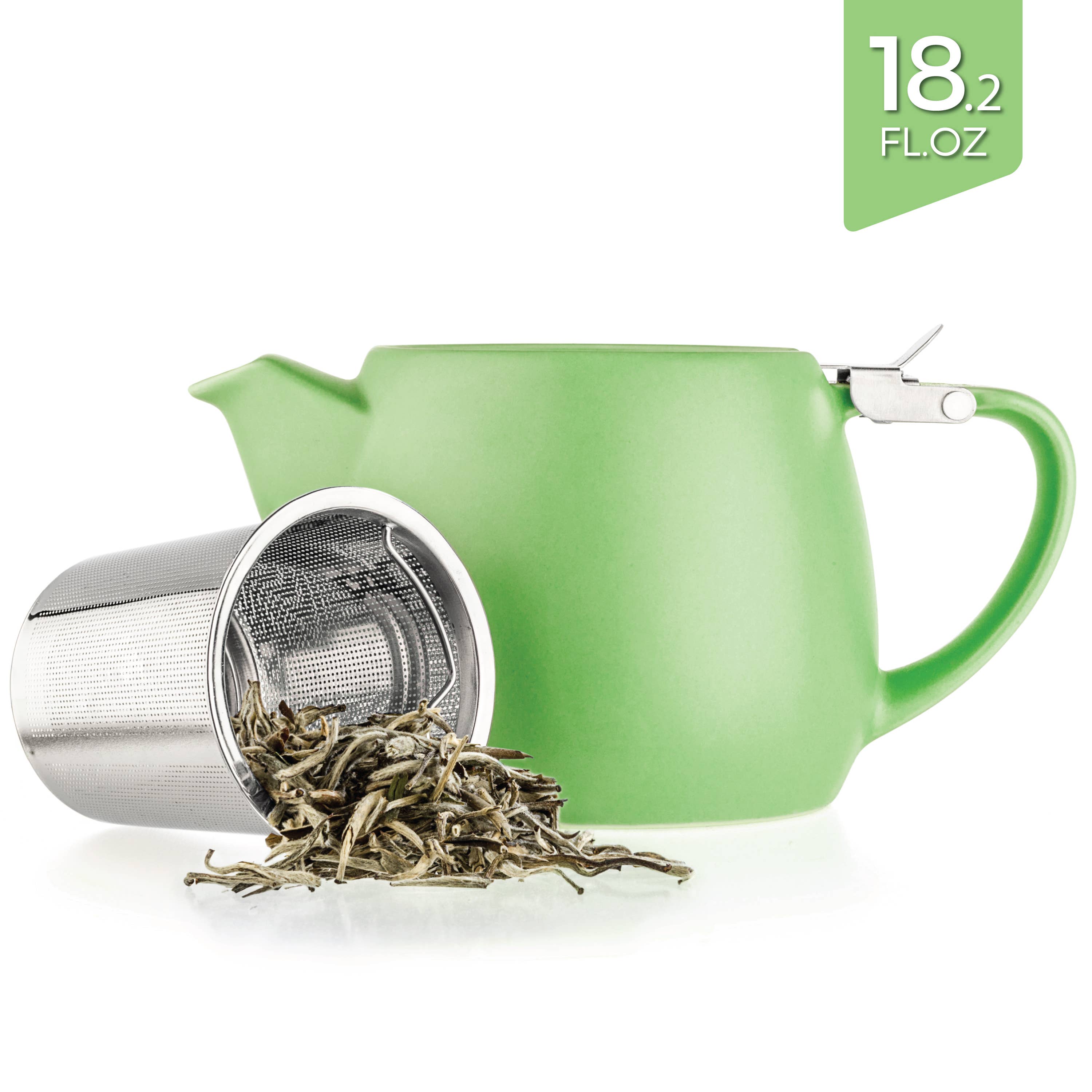 TEALYRA / LUXBE - Venta al por mayor Teteras - Tetera de porcelana Pluto con infusor de metal 540 ml7