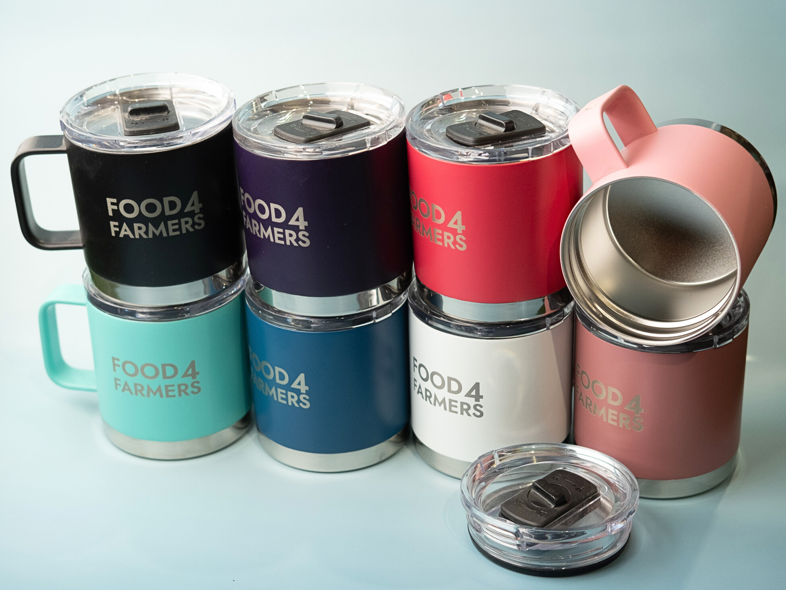 LAMOSE - Wholesale Insulated Mug/Tumbler - Business Logo Custom Engraved Insulated Coffee Mug with Lid 2