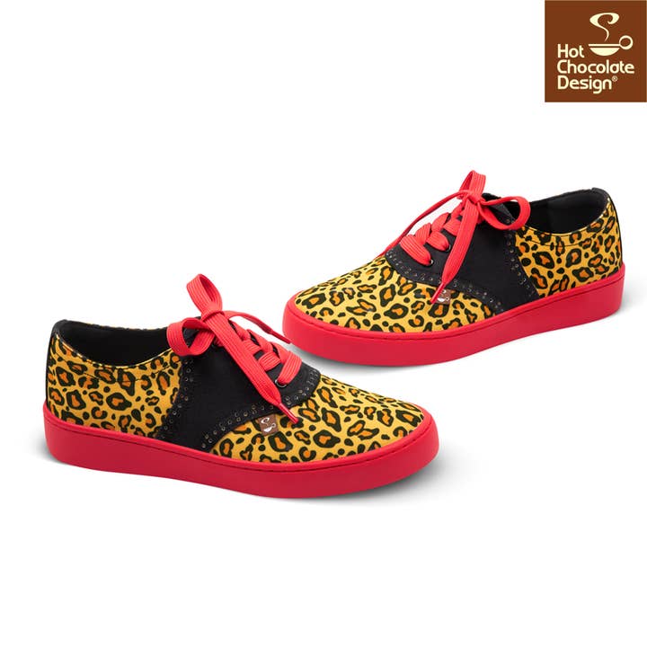 Popping Candy - Wholesale Lifestyle trainers – Women′s - Hot Chocolate Design - Leopard Sneakers3