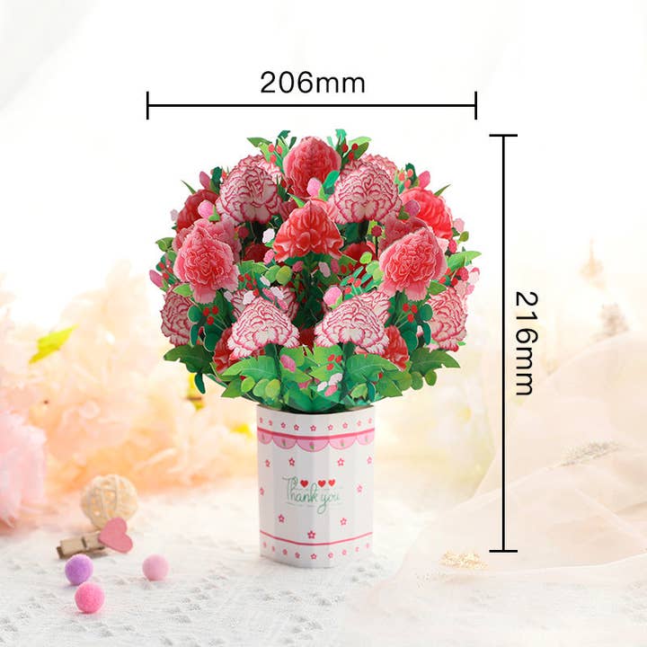Funkyrel® Atzbranding Limited - Wholesale Mother's Day Card - Cardoi - 3D Bouquet Card for Mother's Day