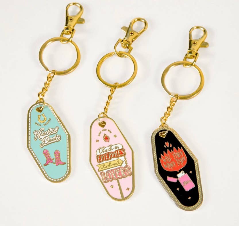 Well Versed Goods - Wholesale Keychain - Women's - Bookish Keychain - Enemies to Lovers4