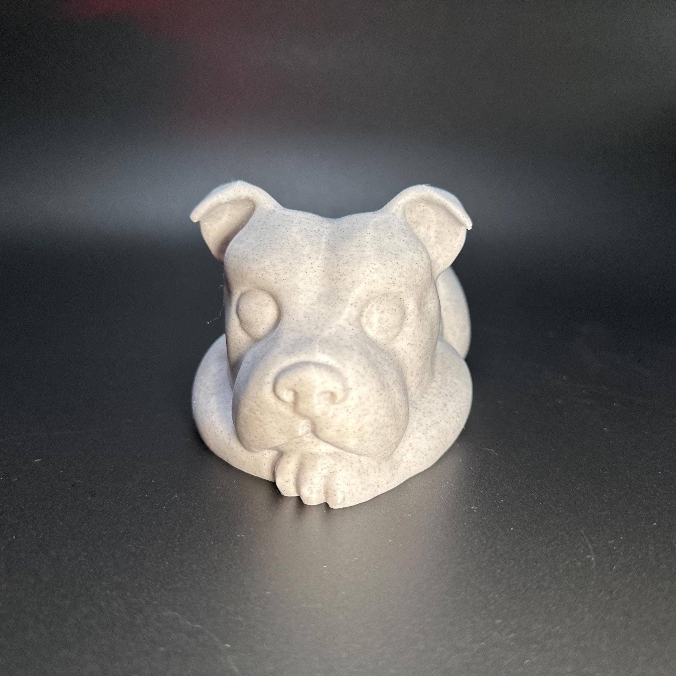 <3 Studio - Wholesale Plant Pot - Unique Planter: Staffordshire Bull Terrier - Succulent & Desk Companion for Dog Lovers2