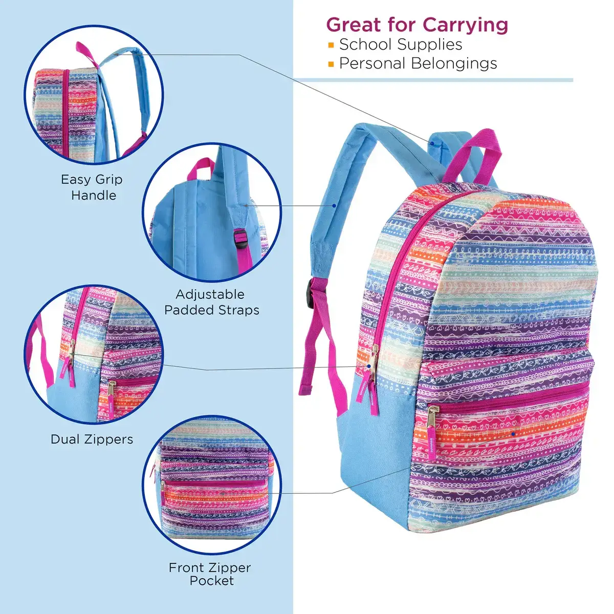 Holiday Farm – Großhandel Rucksack – Kinder – Bedruckte Rucksäcke für Schulkinder in großen Mengen2