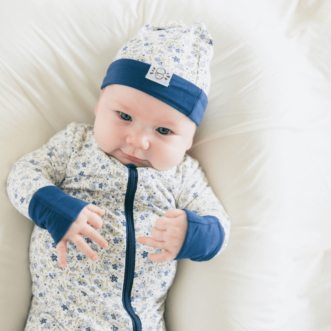 Coconut Pops - Wholesale Beanie - Kids - Knit Beanie in Ditzy Daisy1