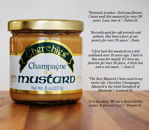 Cherchies Specialty Foods - Wholesale Mustard - Champagne Mustard1