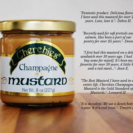 Cherchies Specialty Foods - Wholesale Mustard - Champagne Mustard1