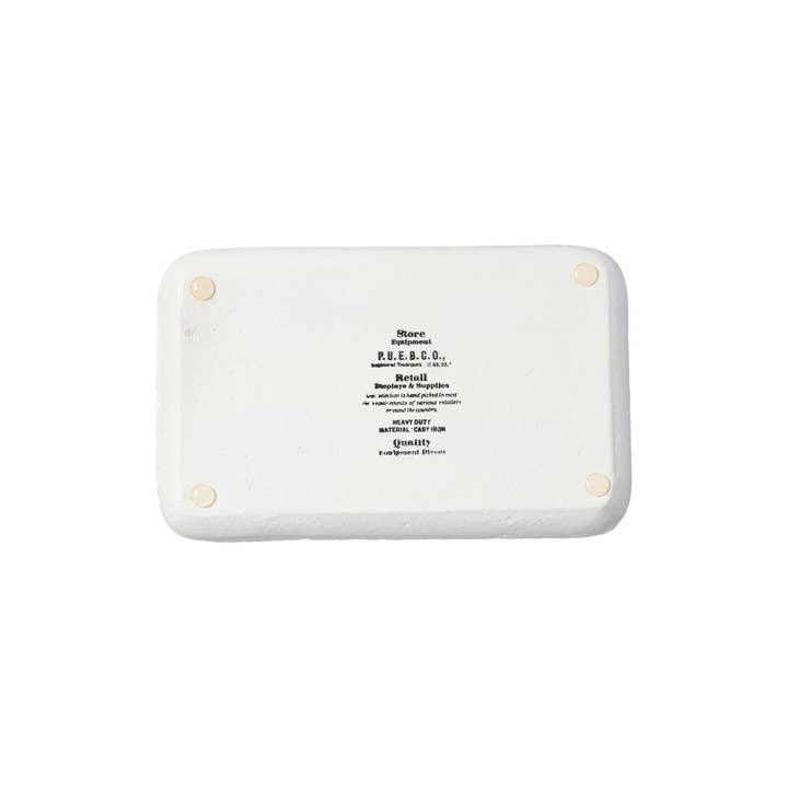 Puebco - Wholesale Decorative Tray - CAST IRON TRAY - WHITE