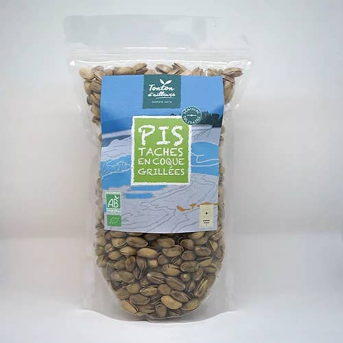 Organic Roasted Pistachios in Shell for wholesale by Tonton D'Ailleurs