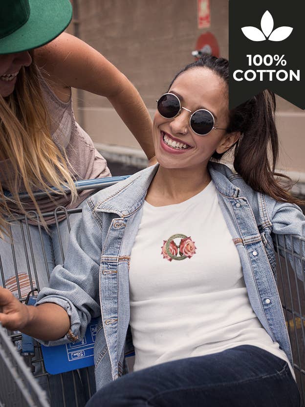 Two Roses - 100% Cotton Vintage Celtic Knot T-Shirt for wholesale by Running With Wolves