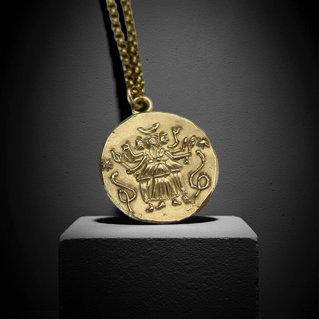 Vis a Vis Jewelry – Colar pingente/pendente por atacado – Colar Moedas Hecate - Esculpido à Mão7