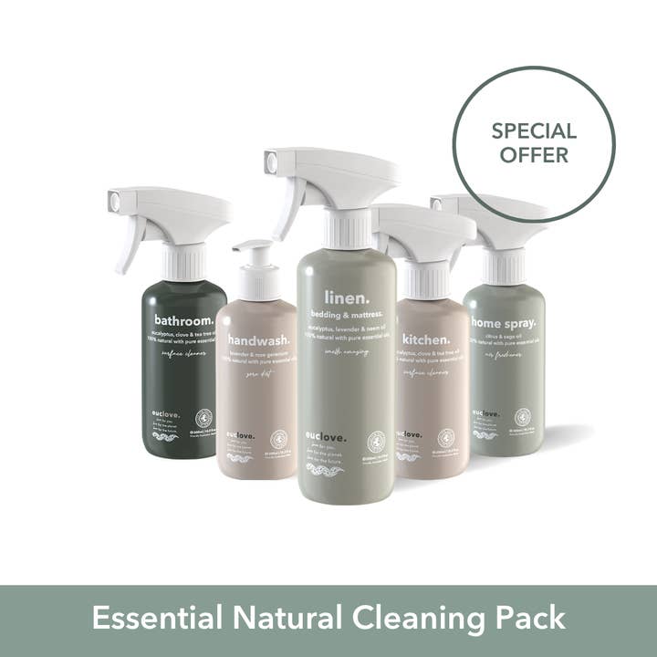 Essential Natural Cleaning Pack - 300 ml for wholesale by Euclove - Naturally Clean