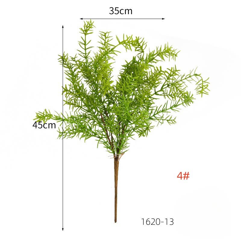 ACNITE(We cover U.S. import duties) – Planta artificial por atacado – Folhagem artificial de samambaia, enchimento de vaso, ramos suculentos4