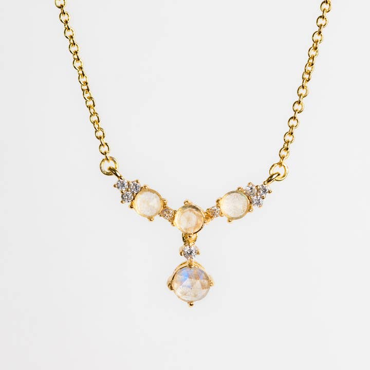 Collar de labradorita Jules para venta al por mayor de Heilo Jewelry