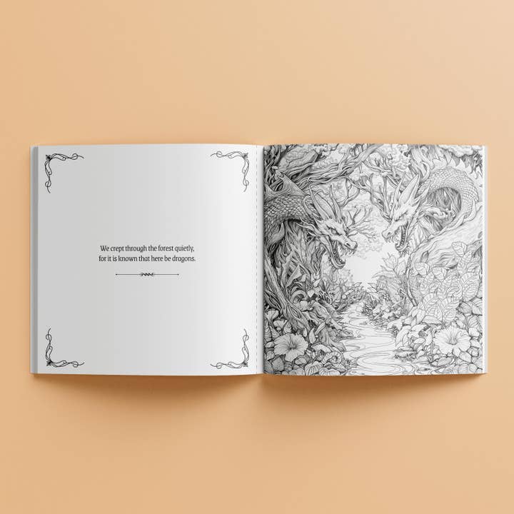Hinkler - Wholesale Coloring Book - Adult - Art Maker Creative Colouring Dragon Riders