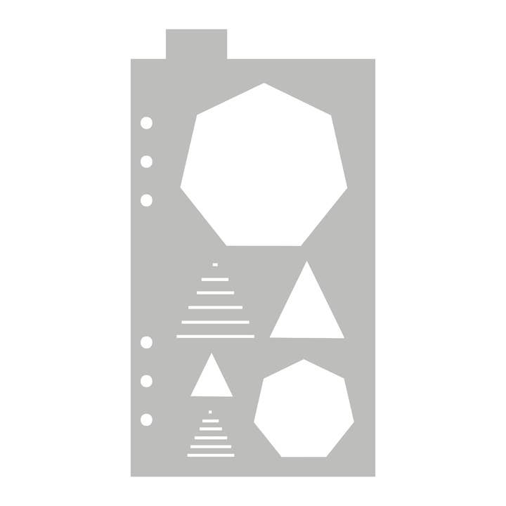 Heptagon Wekelijkse Spreiding - Klassieke A5 Journal Sjabloon voor wholesale door Oops a Daisy UK Ltd