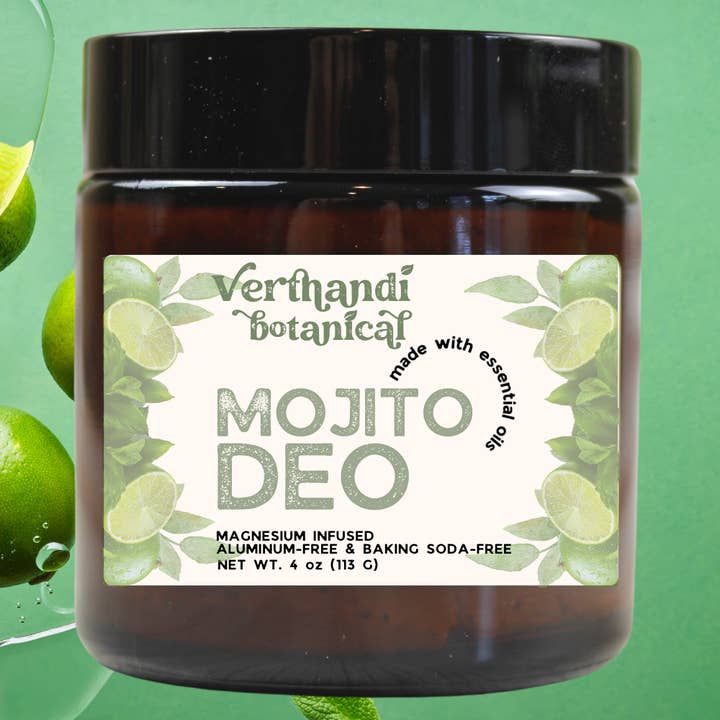 MOJITO MAGNESIUM-INFUSED DEODORANT for wholesale by Verthandi Botanical