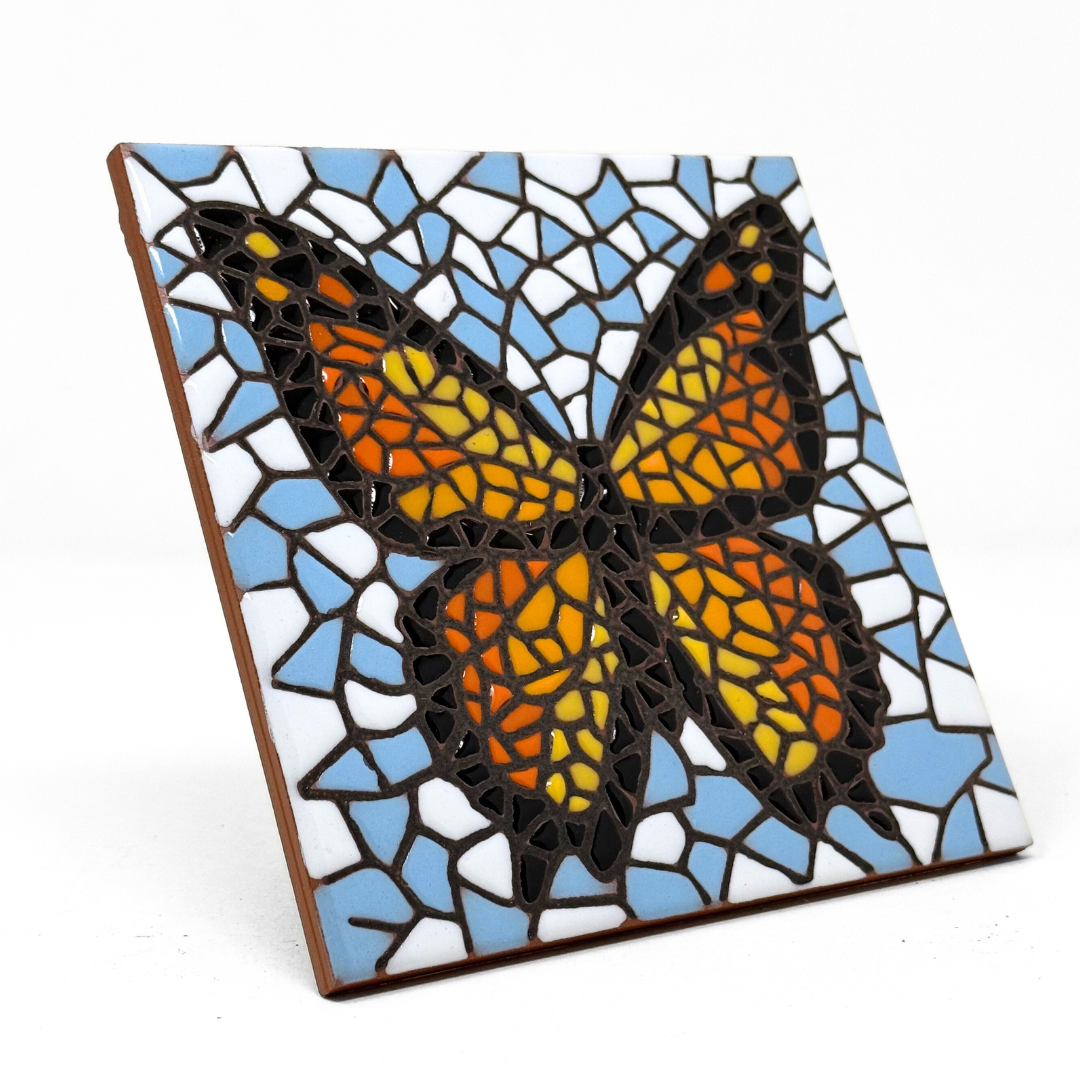 Earthtones Tile - Wholesale Wall Tile - Mosaic Butterfly Tile (4333)1