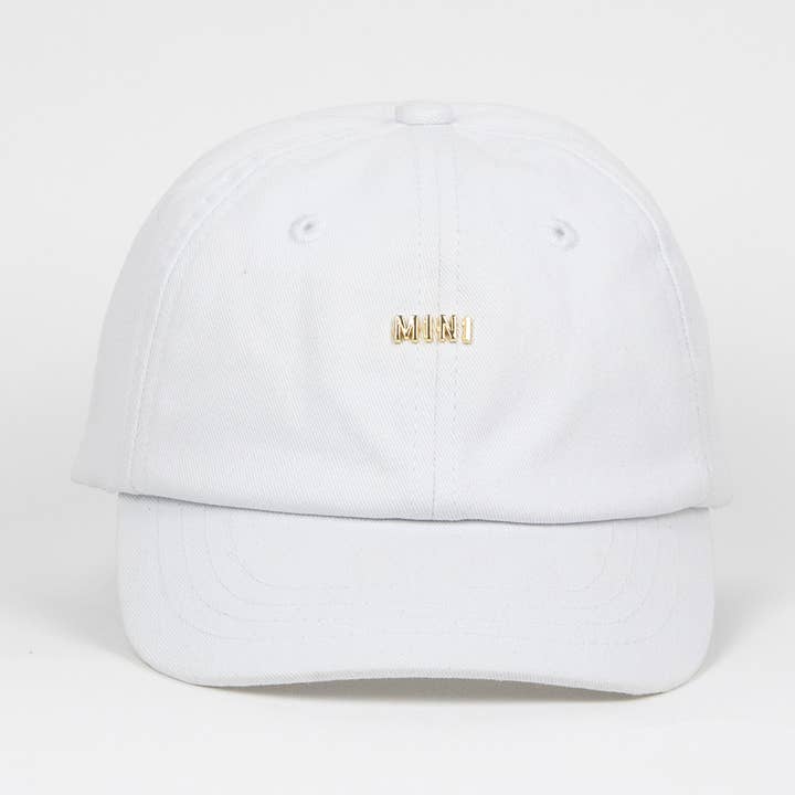 Gorra Mini Micro Gold Hardware (para niños pequeños), color blanco para venta al por mayor de LĒ·LĀ·LŌ