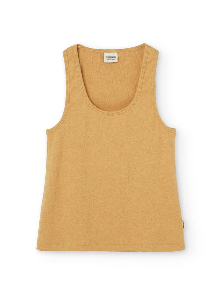 giallo Canotta a Coste Gialla Bonie in vendita all'ingrosso su Faire5