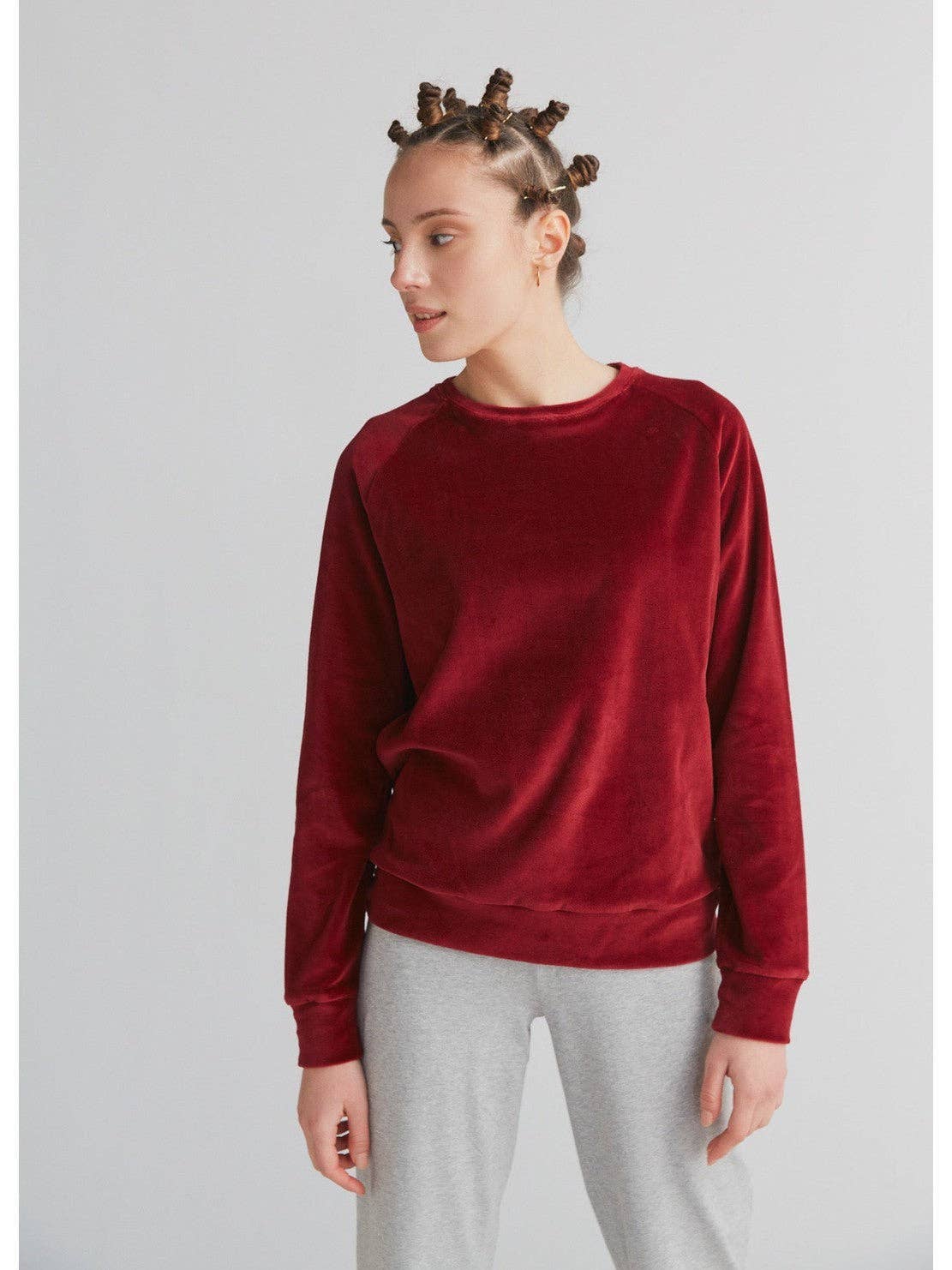 Leela Cotton - Wholesale Sweatshirt - Women's - 1277 Damen Nickysweatshirt16