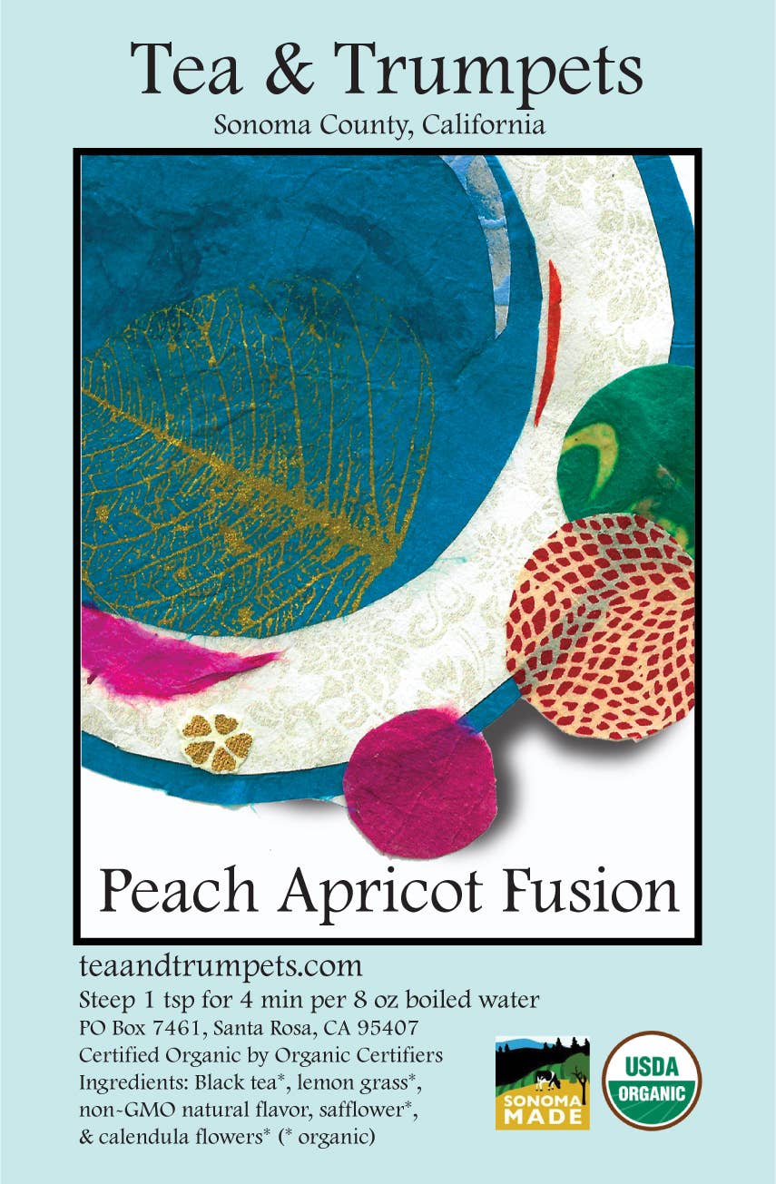 Tea & Trumpets - Wholesale Loose Tea - Organic Peach Apricot Fusion1