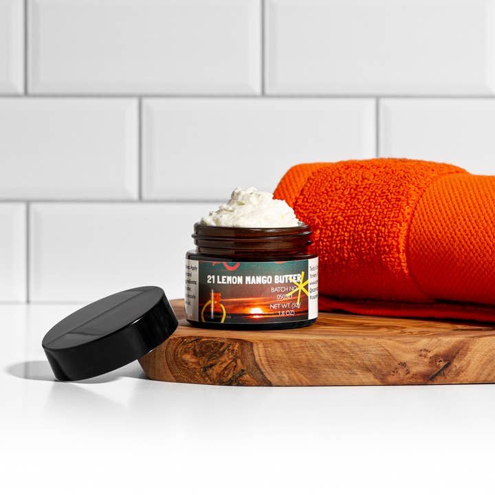 Teddy's Eczema Bar - Wholesale Body Balm/Butter - 21 Lemon Mango Butter1