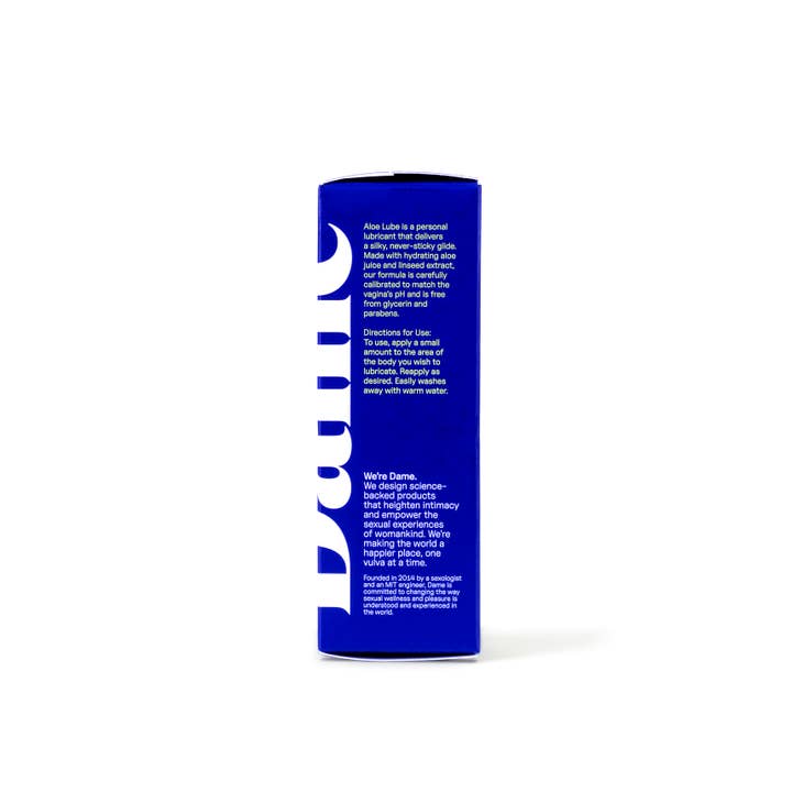 Dame Products - Wholesale Personal Lubricant - Aloe Lube 2oz | Natural pH-Balanced Travel Lubricant7