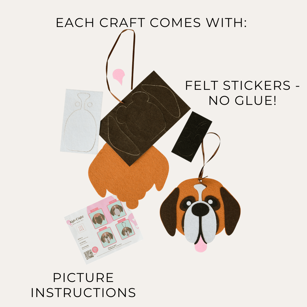 Kids Crafts, LLC. - Wholesale DIY Craft Kit - Kids - Furry Friends Felt Craft Kit – Cute DIY Animal Crafts1