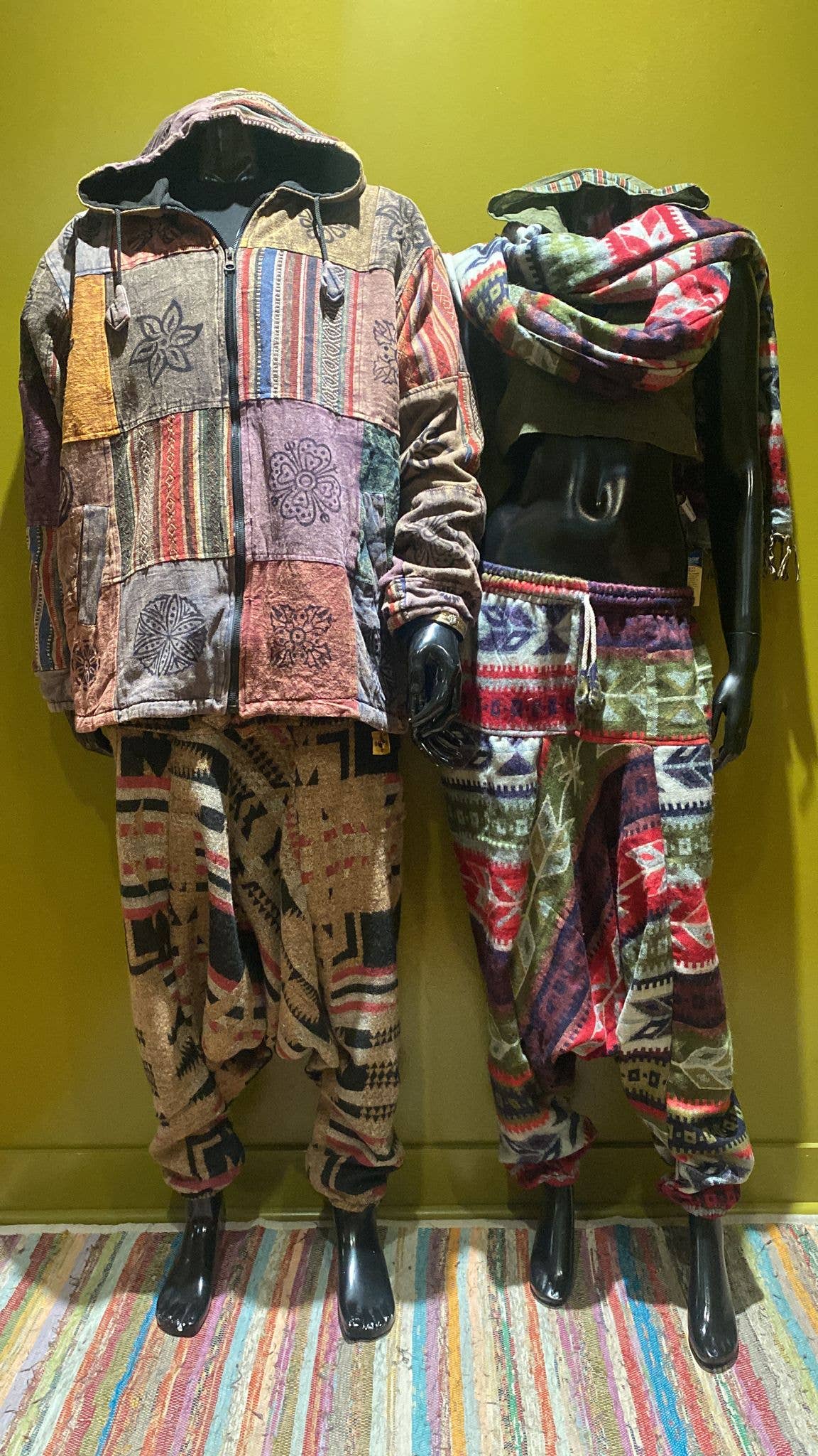 Katmandu Trading Co. - Wholesale Pants - Women's - Acrylic Cargo Pocket Harem Pants (Assorted)1