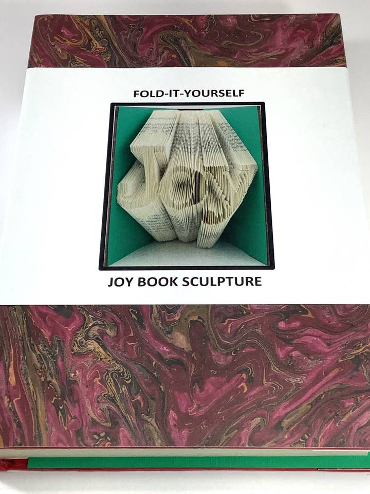 Joy sculpture (Fold-It-Yourself) for wholesale by Sculpted Books