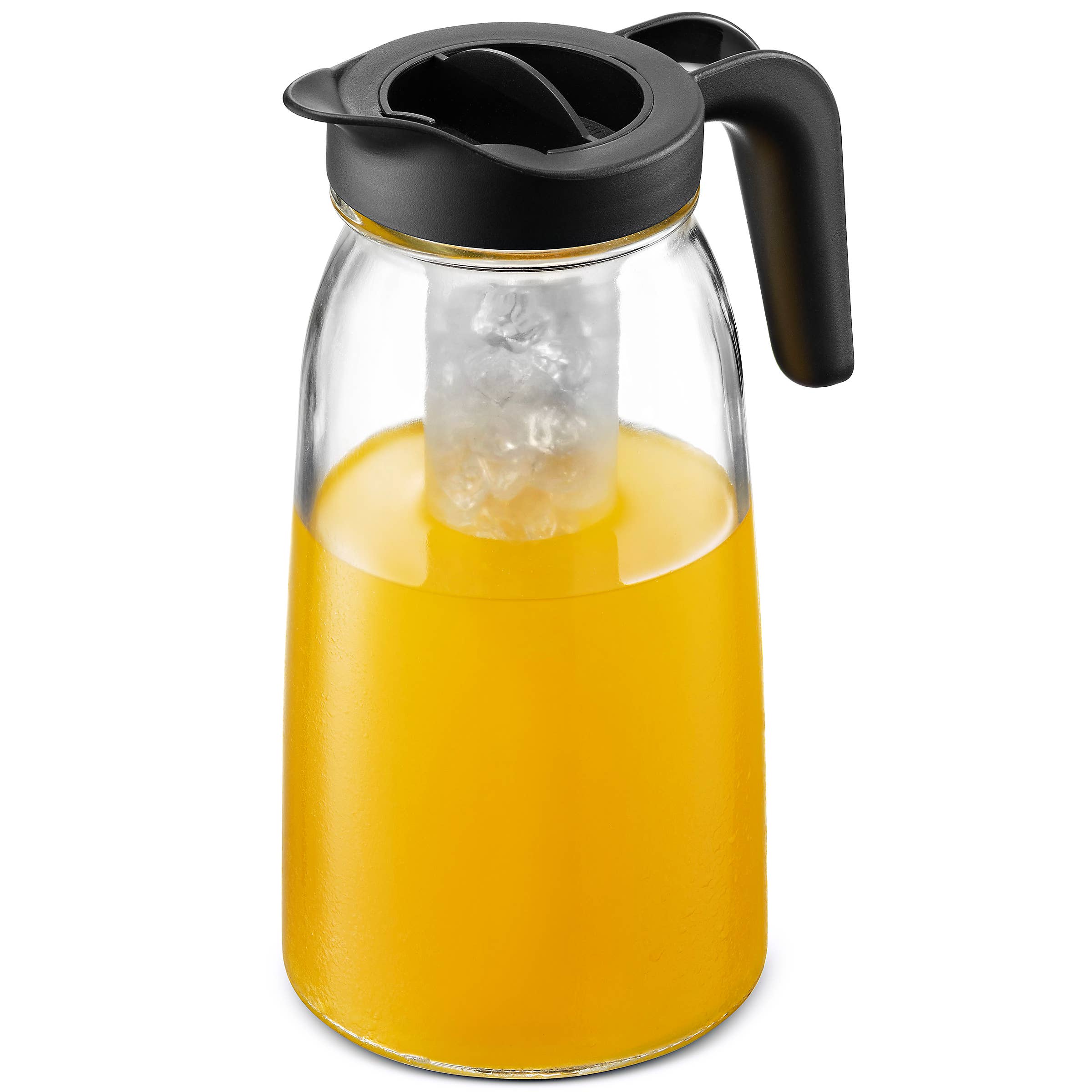 Alpine - Vente Pichets - Pichet en verre 4-en-1 avec infuseur à glace et fruits, avec couvercle13