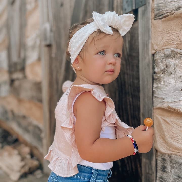 Ali+Oli - Wholesale Baby Bib - Baby - Muslin Cotton Ruffle Baby Bib (Pink)13