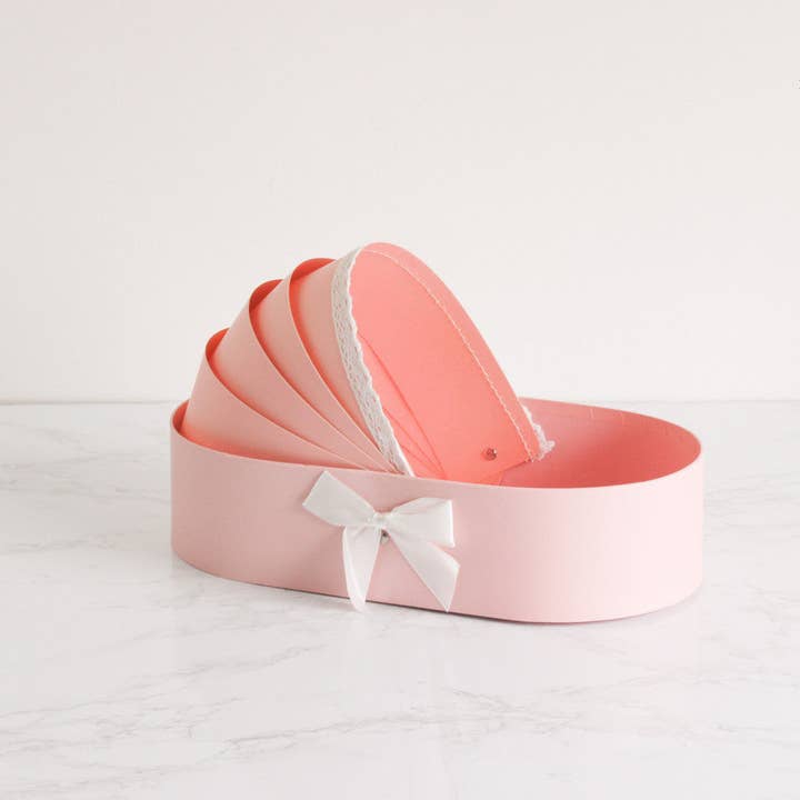 Elegant Design Supply - Wholesale Gift Box - Cradle Bassinet Flower Gift Box