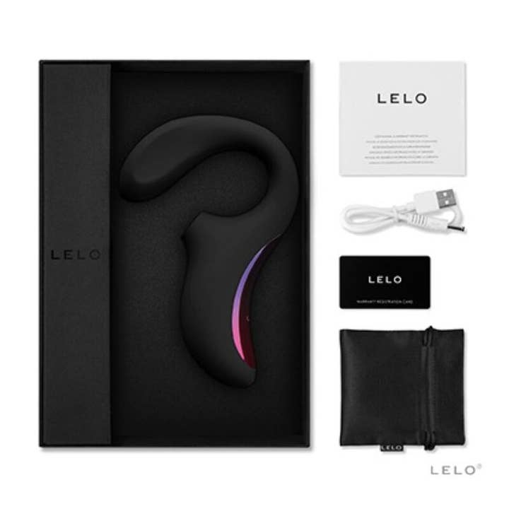 LOVERS - SHOP – Engroshandel Sexlegetøj – LELO ENIGMA CRUISE SONIC MASSAGER DOBBELT STIMULATION SORT5