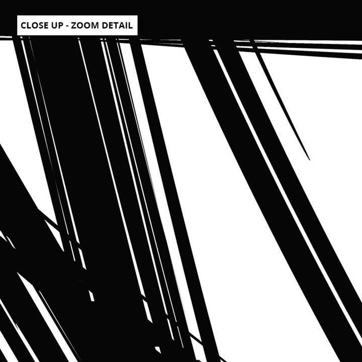 PRINT AND PROPER - Wholesale Art print - Black and White Line Print. Bold Abstract Art. Office Print2