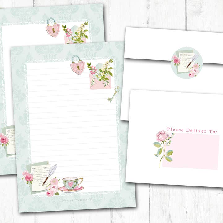 Romantic Correspondence Set for wholesale by Dearest Nicky / Mouse & Wren