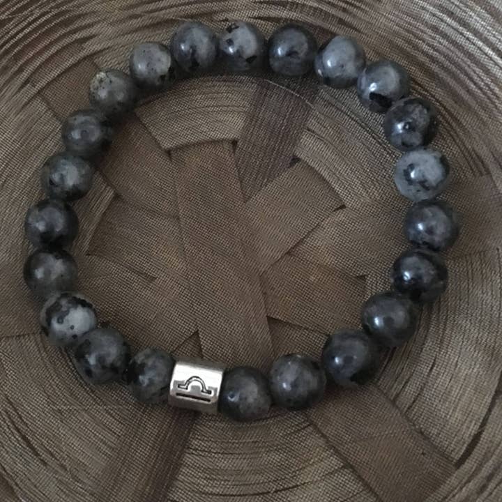 Roshni Desai & Things – wholesale Beaded bracelet – Labradorite Libra Star Sign Zodiac Sign Bracelet1