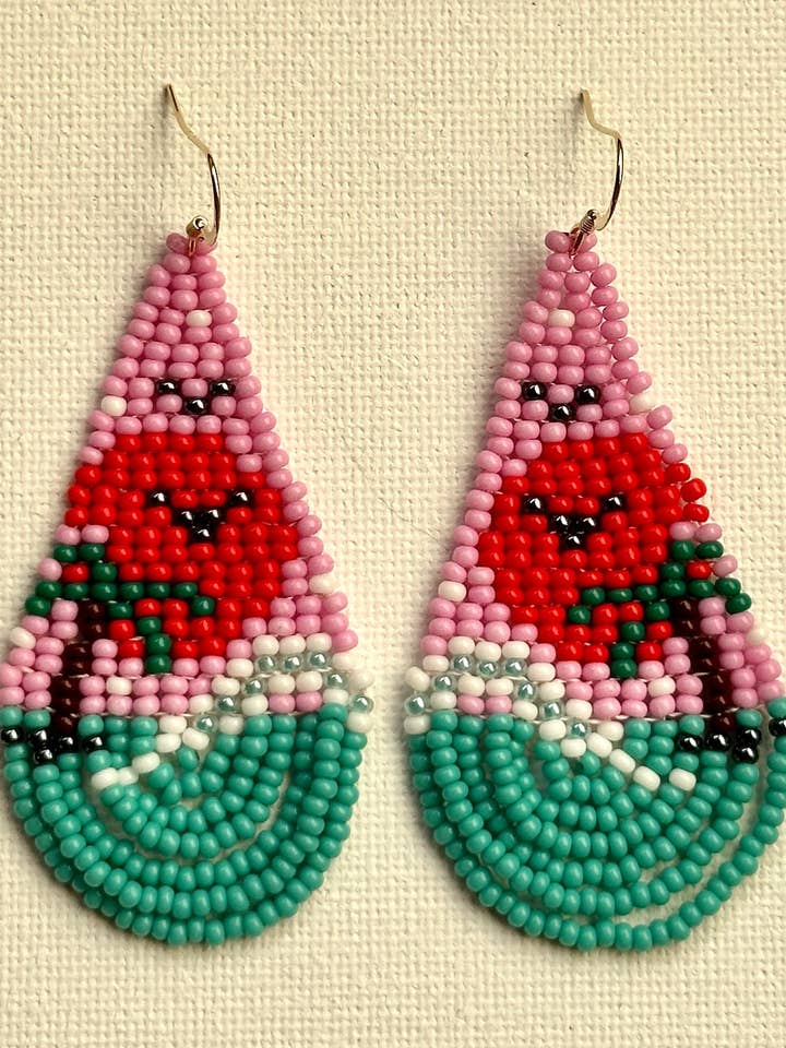 Ocean drop earring for wholesale by Con Cariño Design