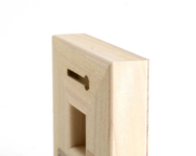 The Mincing Mockingbird - Vente Affiche d'art - Décoration murale en bois de colibri violet femelle2