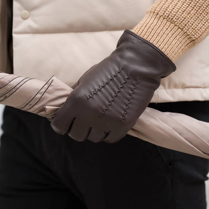 napo gloves - Wholesale Gloves - Men's - napoMEN Mens Cashmere Lined Nappa Leather Gloves