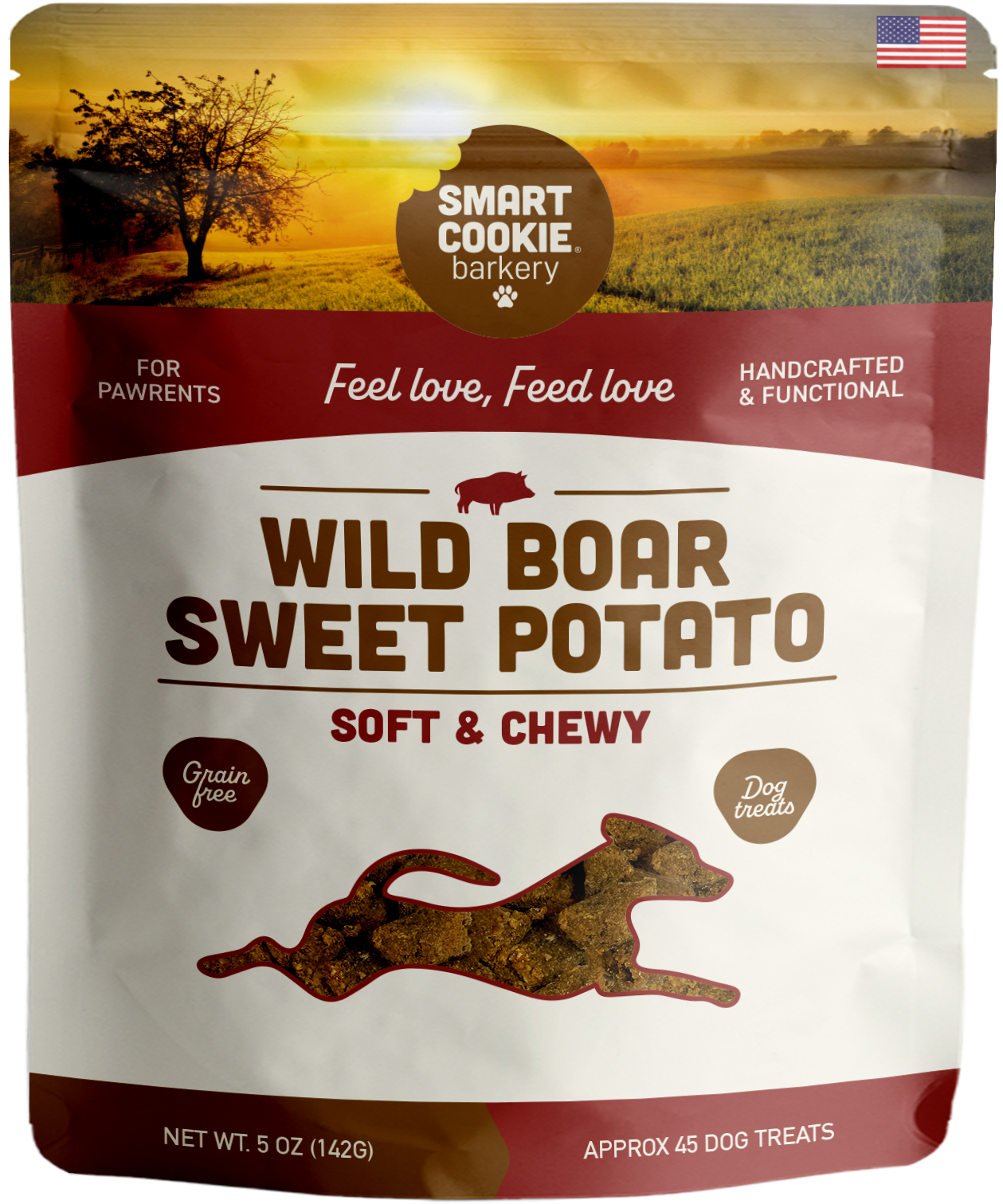 Smart Cookie Barkery - Wholesale Pet Treats - Dog - Wild Boar + Sweet Potato Soft & Chewy Dog Treat1