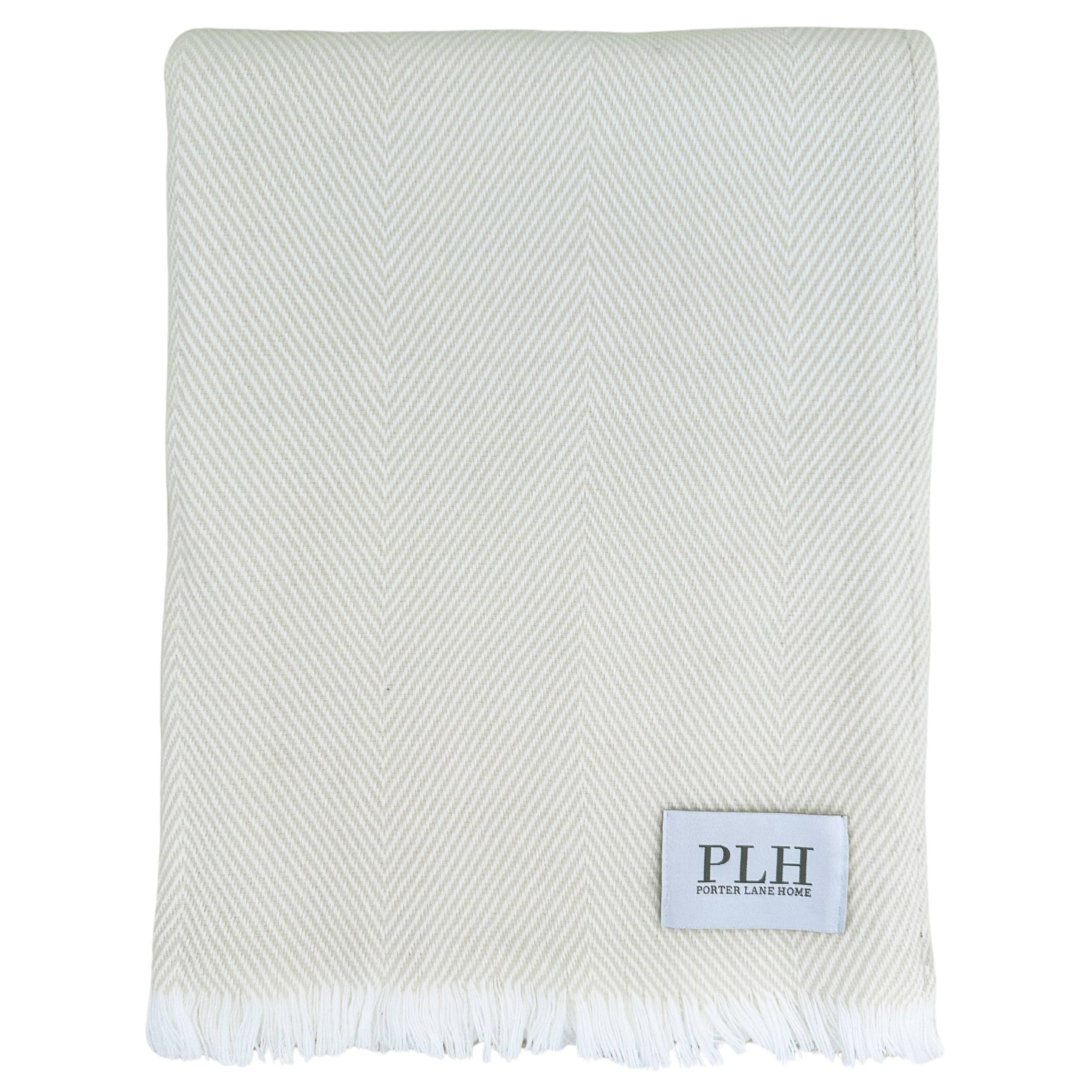 Porter Lane Home - Wholesale Throw Blanket - Herringbone Throw Blanket3