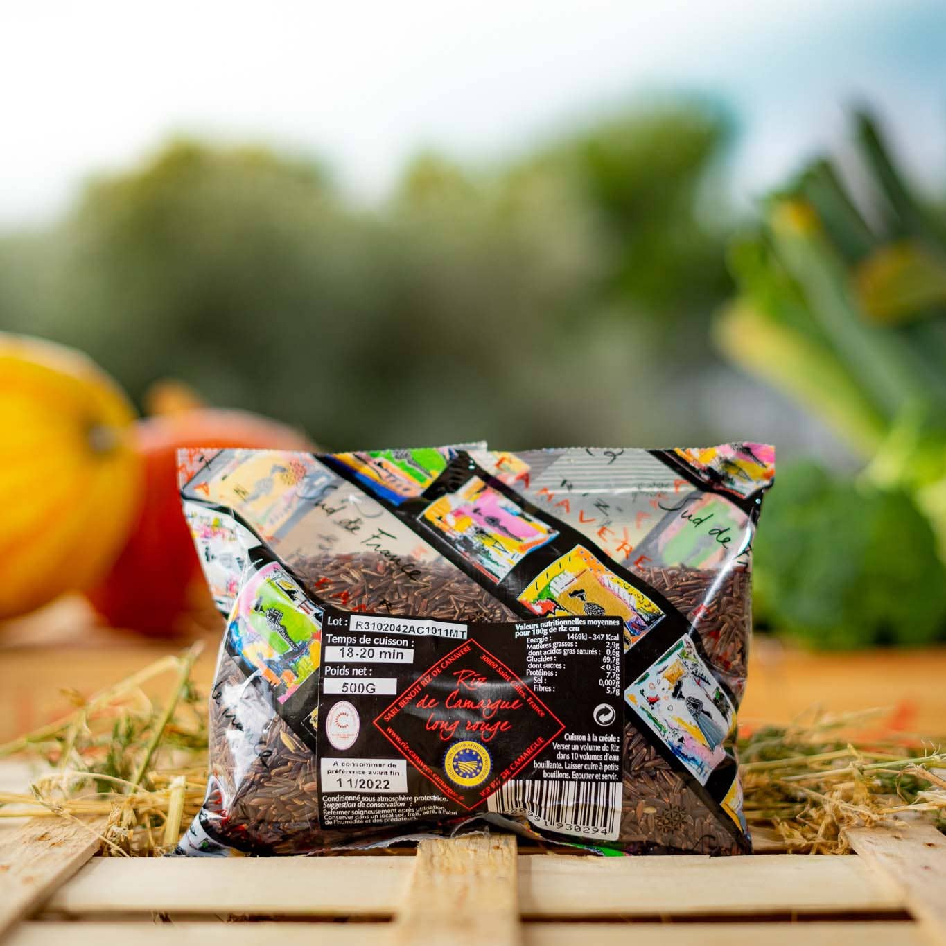 CANAVERE – wholesale Rice – CAMARGUE IGP LONG RED RICE - 500 G1