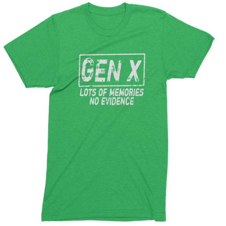 Expression Tees - Wholesale Screen Printed T-Shirt - Men's - Gen X Lots of Memories No Evidence Nostalgia Mens T-shirt6