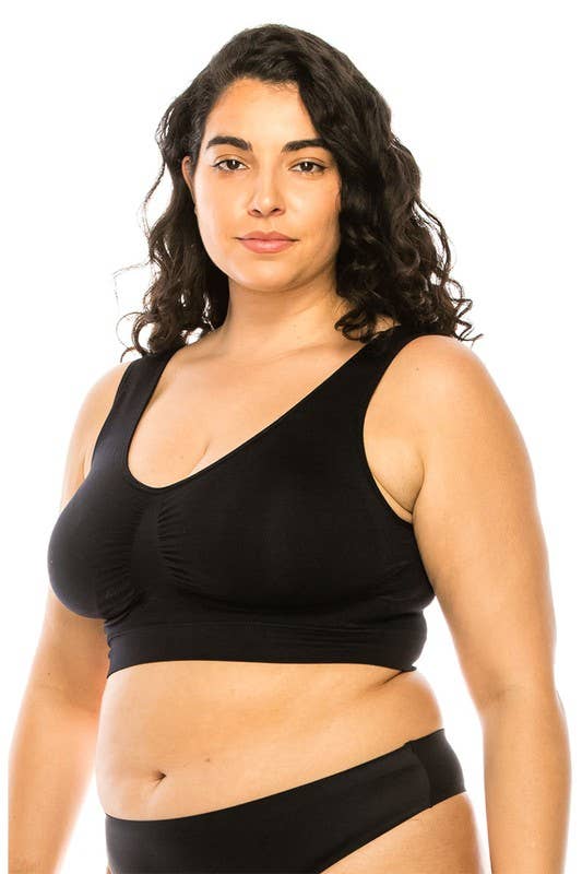 Best Underwear Line - Venta al por mayor Sujetador - Mujer - Sostén sin costuras cómodo de tela de microfibra - YM-SB-721476