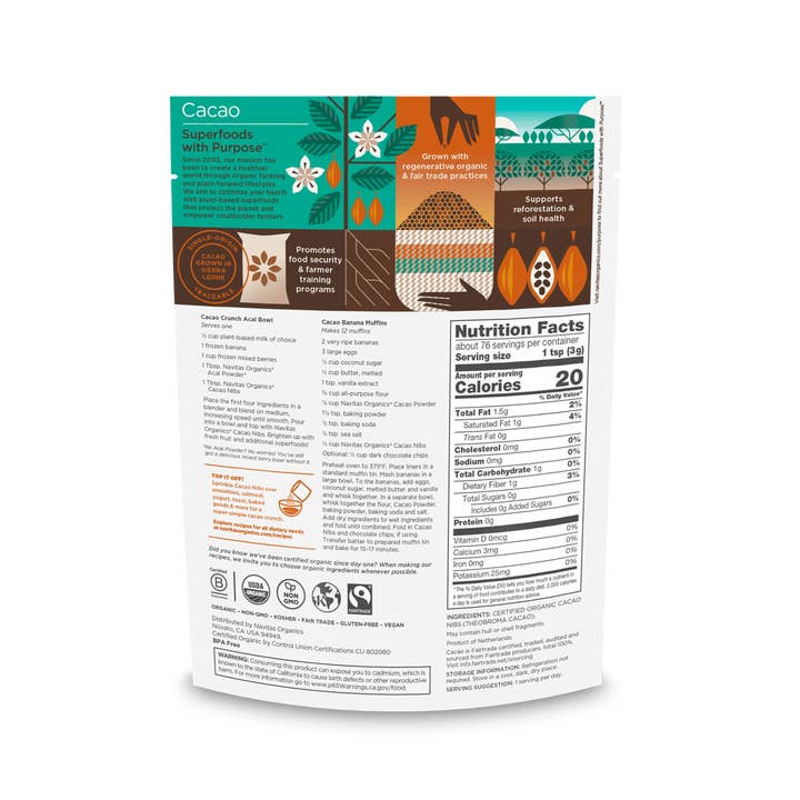 Navitas Organics - Wholesale Chocolate - Cacao Nibs3