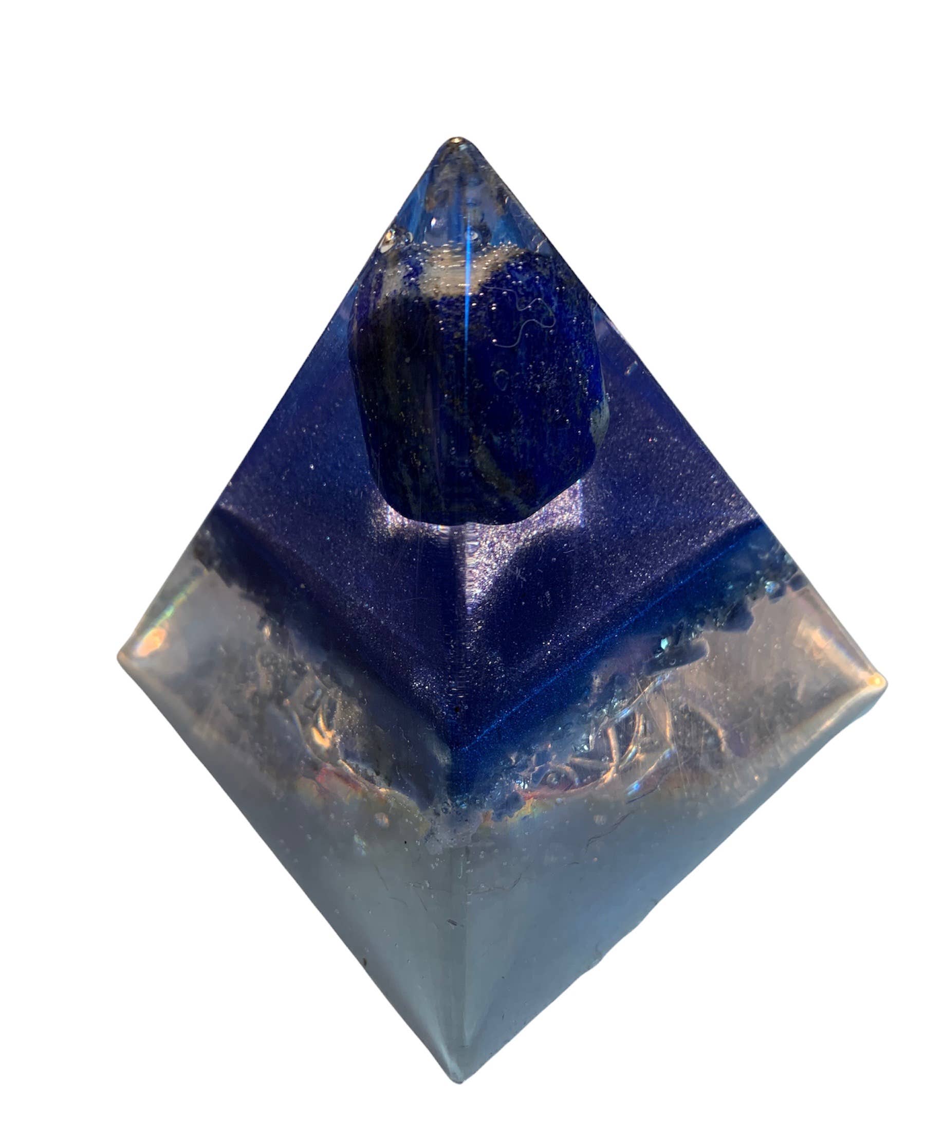 Orgonics by Driftwood Works Inc - Wholesale Spiritual Stone/Crystal - CHAKRA-THIRD EYE Orgone Pyramid4