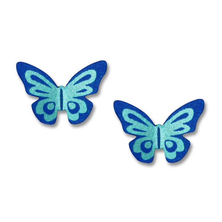 Blå 3D fjäril Post för wholesale av Left Hand Studios
